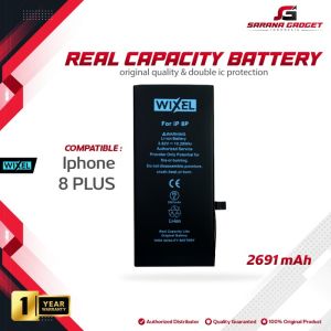 WIXEL ORIGINAL Baterai Ip 8 PLUS 8+ Real Capacity Double Power Batre Batrai HP Handphone Ip Battery Iphone Dual IC Protection Ori