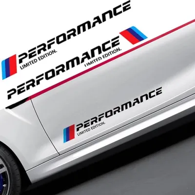 [HCM]Bộ 2 tem dán cửa xe ô tô Performance