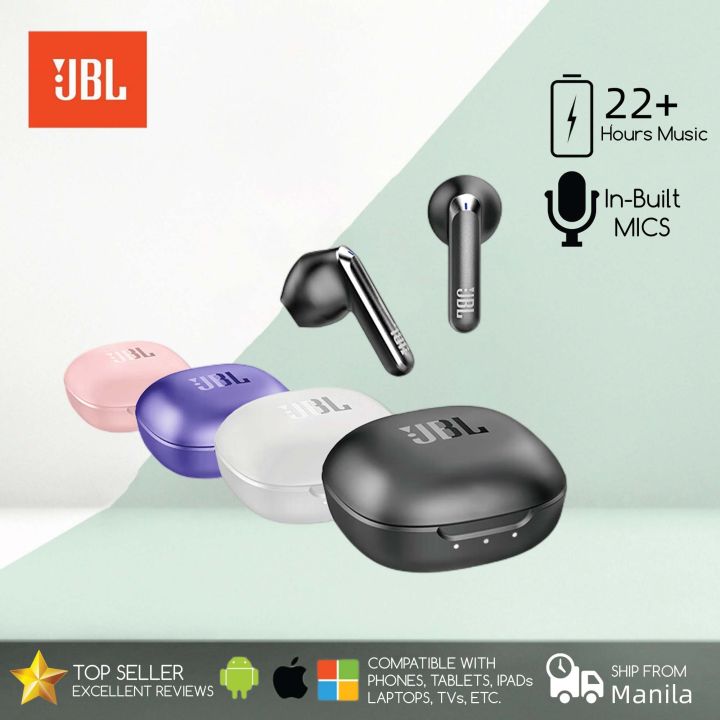 JBL T280 TWS X2 Wireless Bluetooth Headphones In Ear Noise