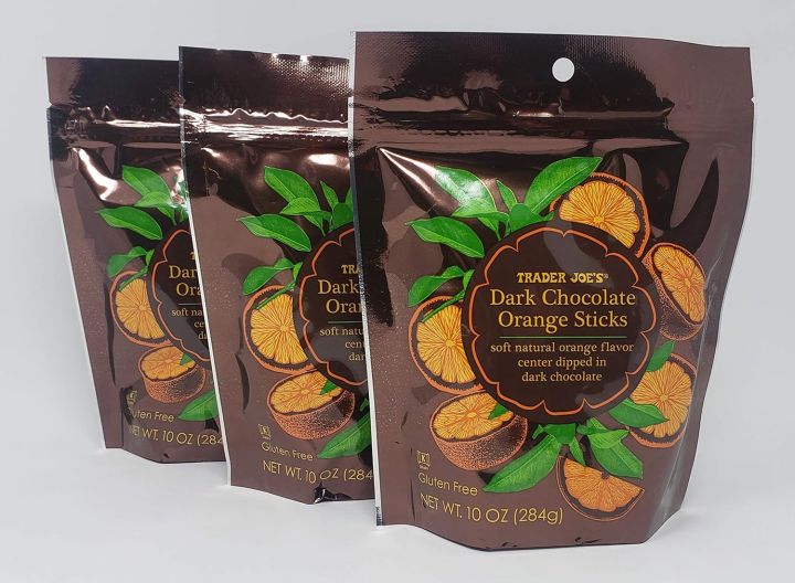 3 Packs Trader Joe's Dark Chocolate Covered Espresso Beans 14 oz Each