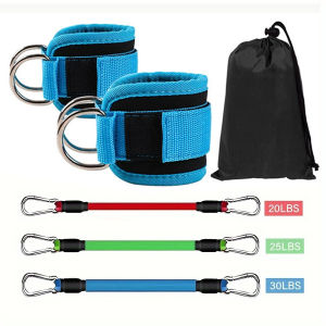AE Hip-lifting strap with gantry frame ankle resistance elastic trainer foot ring hip and leg resistance rope for shaping and slimming