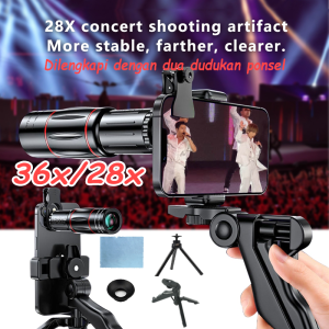 36X Lensa Zomm Lens Kamera Tele Zoom HP & Lensa 18×25 ZOOM LENSA Universal 18X25 Handphone Bermata HD Ponsel Lensa Camera HP