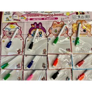 White Board Labubu Dengan Pena Papan Tulis Anak Mini Bisa Dihapus
