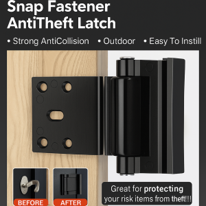 Door Armor Lock Reinforcer Heavy Duty Deadbolt Strike Plate &amp Anti-Kick Plate for Home Security