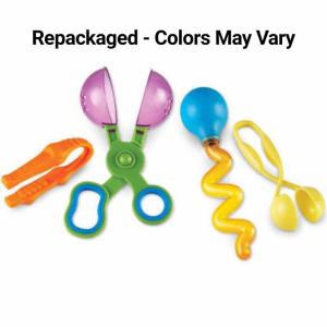 Learning Resources Sand & Water Fine Motor Skill Tool Set 4 Pieces Helping Hands Sensory Bin Play Sensory Scoops