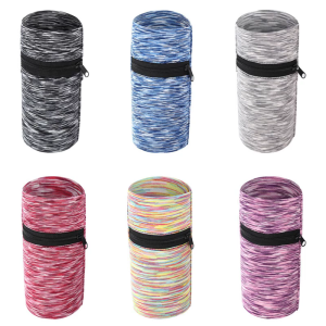 Zippered Fitness Arm Band Wrist Bag For Night Running Nonslip Elastic Comfortable Fabric Sweat Resistant Design