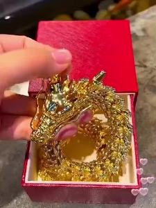 【爆款必发】合金五爪金龙摆件可活动手把件招财中国龙家居办公室【 Hot selling must be released 】 Alloy Five Claw Golden Dragon Pendantdongxinx