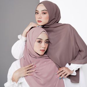 BWM Collection Hijab Pashmina Cerutty Babydoll Kerudung Wanita Terbaru Ukuran 200 X 75