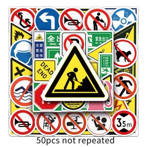 50Pcs Cảnh Báo nhãn dán Xu Hướng nhân vật hoạt hình Graffiti Trang Trí Máy Tính Xách Tay Điện Thoại Di Động cốc nước Nhãn dán xe