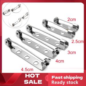 🚚【Local Express Delivery】🚚 bluesea 10pcs Safety Brooch Catch Bar Locking Pins Back Base Jewelry Findings DIY Craft