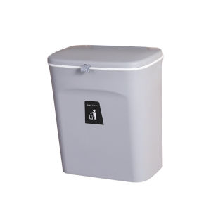 WallMounted Kitchen Trash Can Large Plastic Cabinet Hanging Bin For Neat Storage