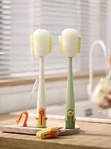 5 In 1 Bottle Cleaning Brush Set Multifunctional Cup Lid Detail Brush Straw Cleaner Tool Home Kitchen Cleaning Tools