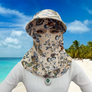 VOYUE UV Protection Face  Sun Hat Wide Brim Breathable Fishermans Hat Fashion Full Wrap Tea Picking Work Hat Summer Outdoor