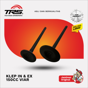 KLEP SET IN & EX VIAR KARYA 150 CC OEM VIAR PNP KAISAR DLL [TRS]