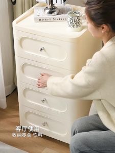 3-6 Tier Thickened Drawer Storage Cabinet Home Snack Toy Drawer Cabinet Bedroom Bedside Cabinet