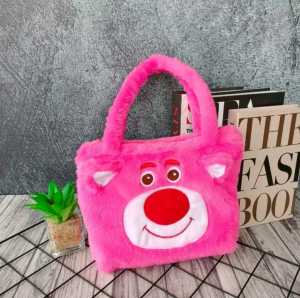TAS BAHU WANITA TOTEBAG MOTIF BONEKA LUCU IMUT BAHAN LEMBUT