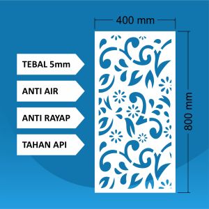 Krawangan Plafon PVC size 80 x 40 x 0.5 cm / Krawangan /PVC Foam Board / Krawangan PVC Foam Board / Krawangan Plafon / Krawangan Plafon PVC