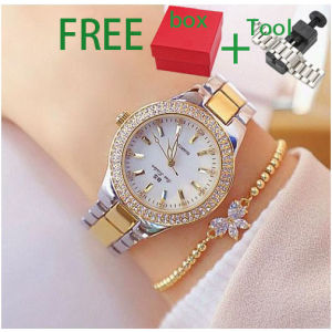 Womens Watch Diamond Vintage Quartz Fashion Ladies Watch Waterproof Clock Womens Watch
