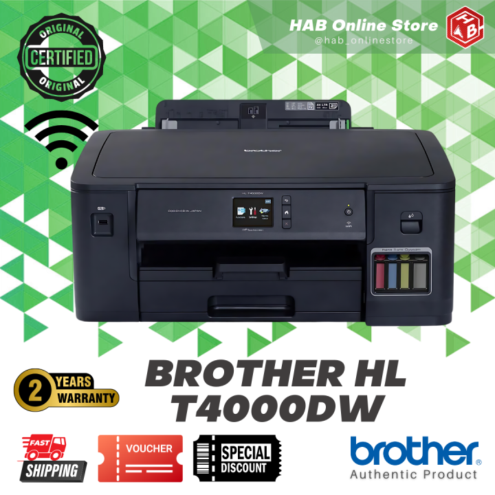 Brother HL-T4000dw | MFC-T4500dw A3 Ink Tank Printer With Scanner And ...