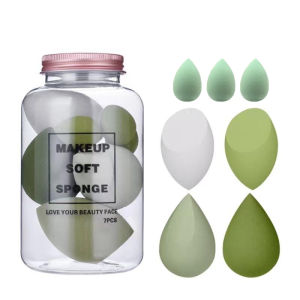 [MALAYSIA READY STOCK] 7pcs/Set Makeup Blender Sponge for Powder Concealer Foundation Puff Span 美妆蛋套装