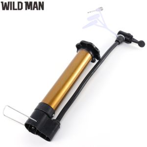 Portable Bike and Football Pump Inflator Manual Hand Pump with Adjustable Pressure Control
