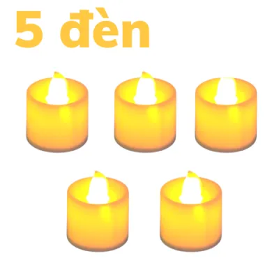 Nến điện tử LED mini decor trang trí nhà cửa giáng sinh (có kèm sẵn pin)