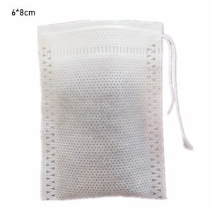 Tea Bag Empty Pouch Disposable Drawstring for Coffee Tea Seasoning Filter Bag Seasoning Tea Strainer Bag Reusable 100PCS