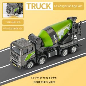 Xe Công Trình Đồ Chơi Hợp Kim: Xe Xúc Đào Xe Xúc Đất Xe Cẩu Mô Hình Quán Tính Đồ Chơi Bé Trai