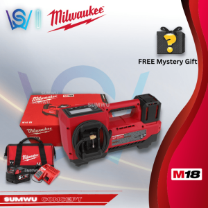 MILWAUKEE M18 INFLATOR M18 BI-0 Cordless Car Automotive Tyre Air Pump 150PSI