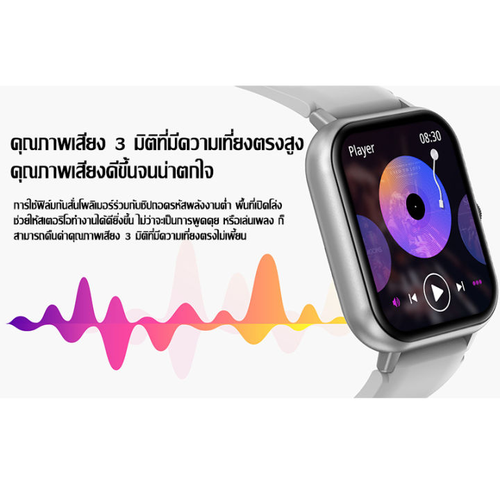 HAUWEI:🔥สมาร์ทวอทช์🔥แท้2023 Smartwatch Thai menu สัมผัสได้เต็มจอ วัด ...