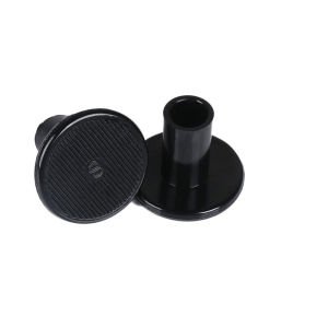 1คู่ส้นสูงป้องกันปกละตินเต้นรำสต็อปเปอร์กันลื่นส้นสูงสำหรับงานแต่งงานโปรดปรานอ่อน