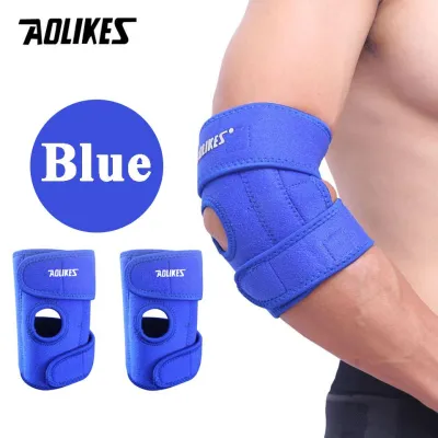Bộ 2 đai bảo vệ khuỷu tay AOLIKES A-7946 hỗ trợ an toàn khi chơi thể thao Spring Sport Elbow Support Protector