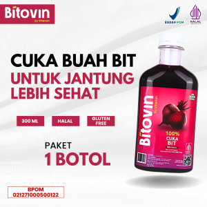 BITOVIN Cuka Buah Bit | Untuk Jantung Lebih Sehat | Bantu Atasi Permasalahan Jantung & Darah | COD