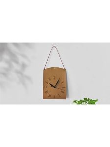 FFBH Nordic Handbag Style Wall Clock Modern Art Living Room Bedroom Wall Clock Creative High-end Home Decor Orologio Da Parete FYWC B8T9H