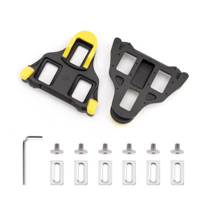 Indoor Outdoor Spin Cycling Pedals Cleat Replacement Bicycles Locking Cleat Pedal for Road Cycling Shoe Easy to Install