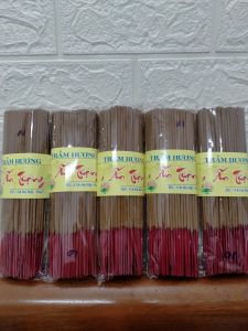 5 gói nhang Huế sạch ( THƠM DỊU NHẸ ÍT KHÓI  4 gói x150g loại ngắn 20cm  giá sĩ )