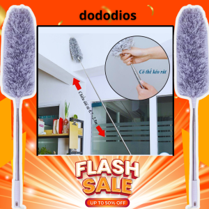CHỔI QUÉT TRẦN NHÀ 2.8M cây cọ quét bụi kéo dài 2m8 vệ sinh đồ trên cao quét mạng nhện chổi dài lau chùi - Hàng chính hãng dododios