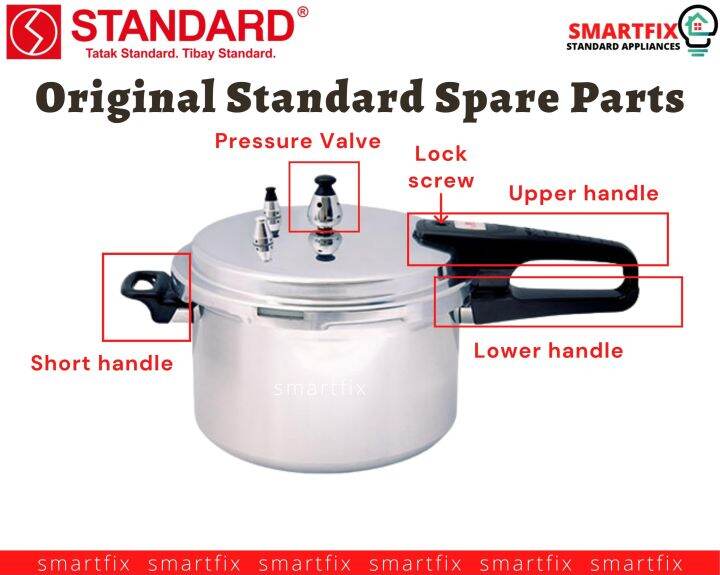 Standard Pressure Cooker BRAND SPARE PARTS for Aluminum Pressure Cooker HANDLE Original DO NOT ORDER IF NOT PRESSURE COOKER IS NOT STANDARD BRAND Lazada PH