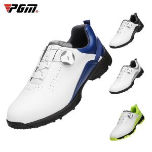 PGM XZ143 Golf Shoes Mens Waterproof Shoes Non slip Non spiked Shoes Summer Breathable Sports Shoes PU Golf Shoes Mens