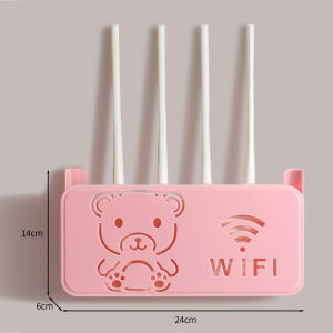 กล่องเก็บเราเตอร์แบบติดผนัง กล่องเก็บเราเตอร์ Wi-Fi สะดวก กล่องเก็บโมเด็มออปติคัลไร้สาย กล่องรับสัญญาณ iTV กล่องเก็บของภายในบ้านแบบไม่ต้องเจาะ
