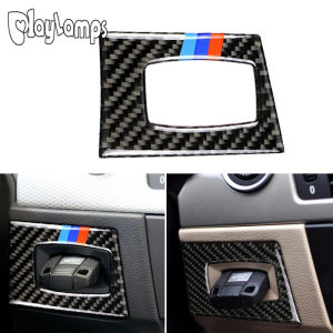 Tấm Bọc Bảng Điều Khiển Tay Vịn Cho Mercedes Benz W204 W212 C Class E Class Phụ Kiện Ô Tô Nội Thất Đa Phương Tiện Bằng Sợi Carbon Tạo Kiểu Cho Xe Hơi