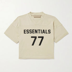 Summer New ESSENTIALS Childrens Clothing FOG Fashion Brand 1977 Boys and Girls V Loose Collar Short Sleeve T T-Shirt Wholesale