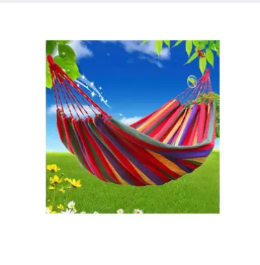 Colorful Canvas Hammock Duyan Hanging Sleeping Bed
