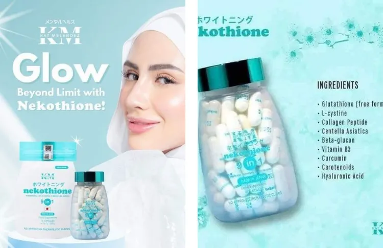 nekothione glutathione NEKOTHIONE GLUTATHIONE CAPSULE 9in1 benefits Anti-aging collagen by Her Skin Made in Japan ONHAND!