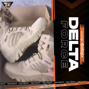 รองเท้ายุทธวิธี Delta Force รองเท้าแทคติคอล หุ้มข้อสูง โมเดลงานละเอียดไมโครไฟเบอร์ รองเท้าแทคติคอล เหมาะสำหรับผู้ชายและผู้หญิง ใส่ทำงาน ทหาร เดินป่า