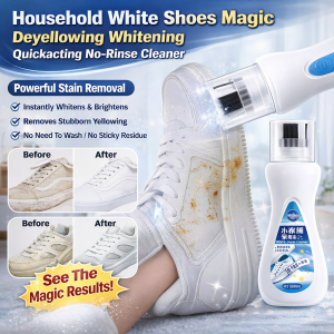 White Cleaner NoRe Deep Cleaning Spray for Black Shoes