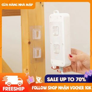 Combo 10 kẹp dán tường thông minh - Không cần khoan lỗ đục tường- Chịu lục lên đến 3Kg