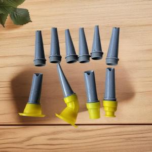 [Energetic] ชุดหัวฉีดกาวปลายหัวฉีด15ชิ้นพร้อมฐานเชื่อมต่อสำหรับประตูห้องน้ำกระจกรูปตัววีหัวฉีดติดกาว