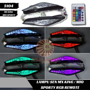LAMPU SEN SEIN DEPAN JUPITER MX OLD RGB ATUR PAKAI REMOT KANAN KIRI 1SET