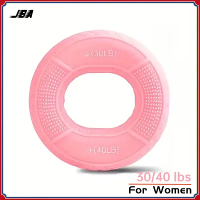 JBA Vòng tay nắm Kép Lực Lượng 20-80lbs bằng silicon đặc chống trượt Đàn Hồi bền nhẹ sức mạnh ngón tay Huấn Luyện Viên Cổ Tay Handgripper